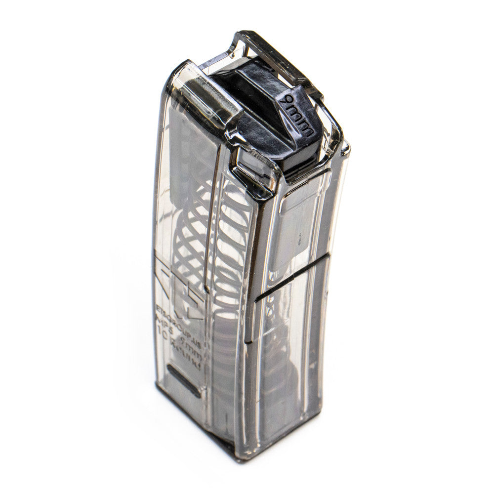 ETS Group HKMP5-10 H&K  9mm Luger H&K MP5 10rd Clear Magazine