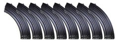 Korean AK-47 7.62x39 40rd Blued Steel Magazine - 8 Pack