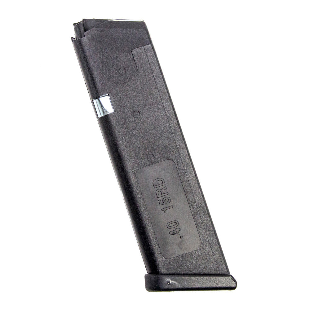40 S&W 15rd Polymer Magazine for Glock 22,23,27,32, & 33