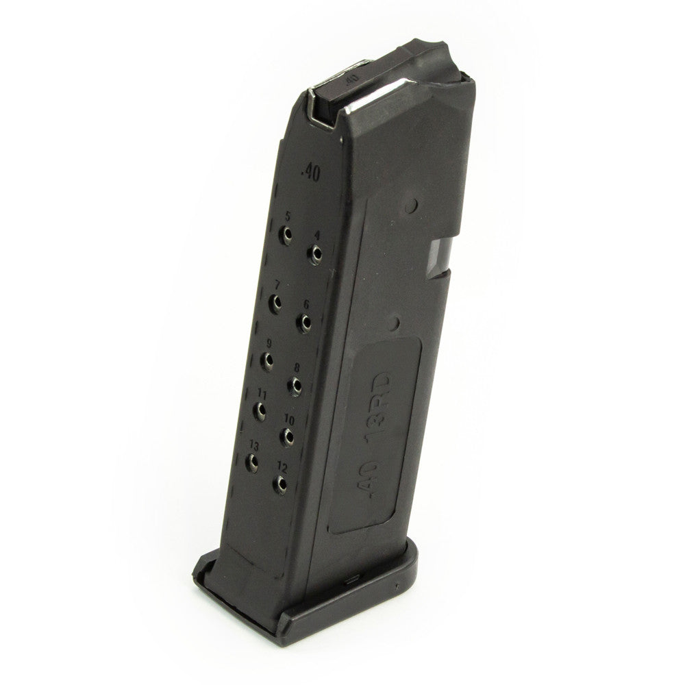 .40 S&W 13rd Detachable Polymer Magazine for Glock 23,27