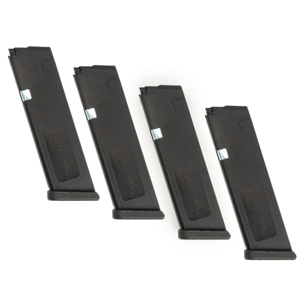 IMG Glock 17,19, & 26 17rd Magazine - 4 Pack