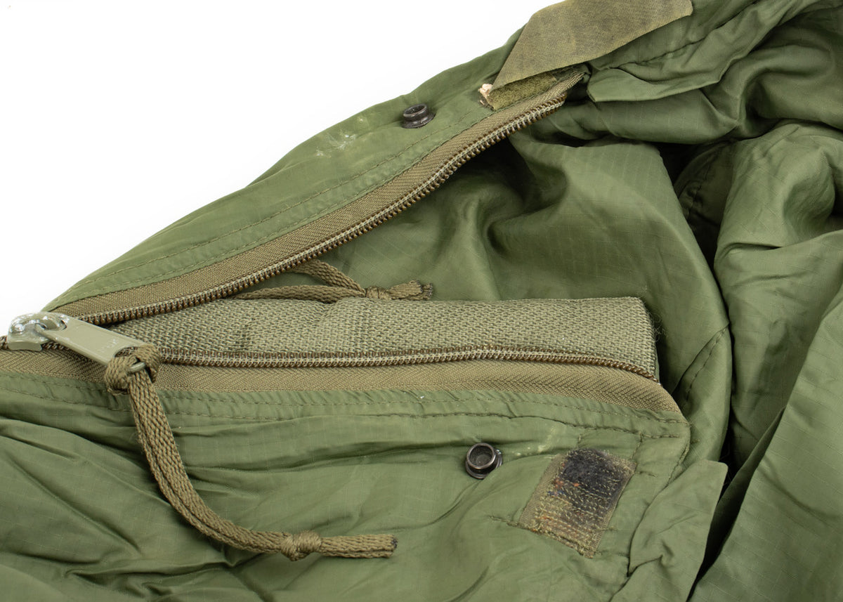 U.S. GI OD Rip-Stop Patrol Weight Sleeping Bag - Surplus
