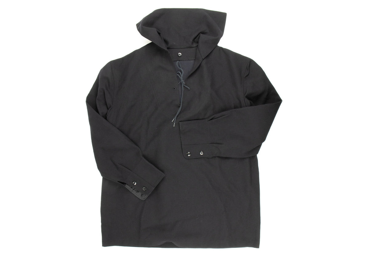 GERMAN GABARDINE DARK BLUE NAVY MIDDY - MEDIUM