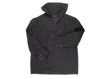 German Gabardine Dark Blue Navy Middy - Large
