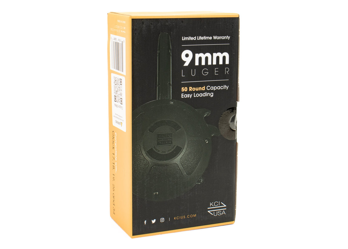 KCI USA 9mm 50rd Drum Magazine - Glock Pattern