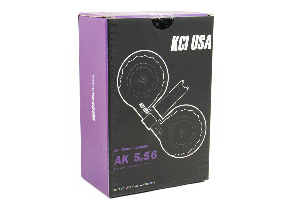 KCI USA AK 5.56 100rd Drum Magazine .223 / 5.56 - ZPAP M90 / M85 Compatible