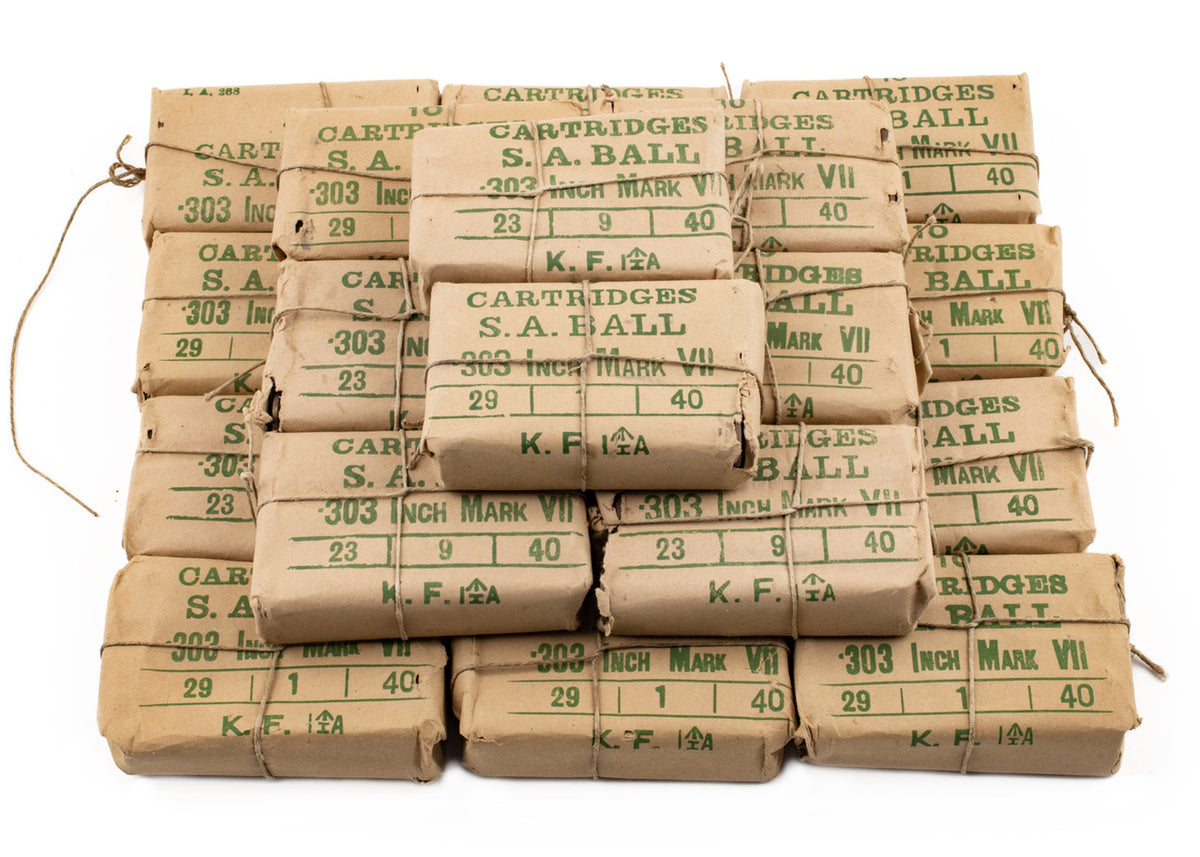 Indian .303 British MK VII Ball 10rd Paper Packet - 200 Round Battle Pack