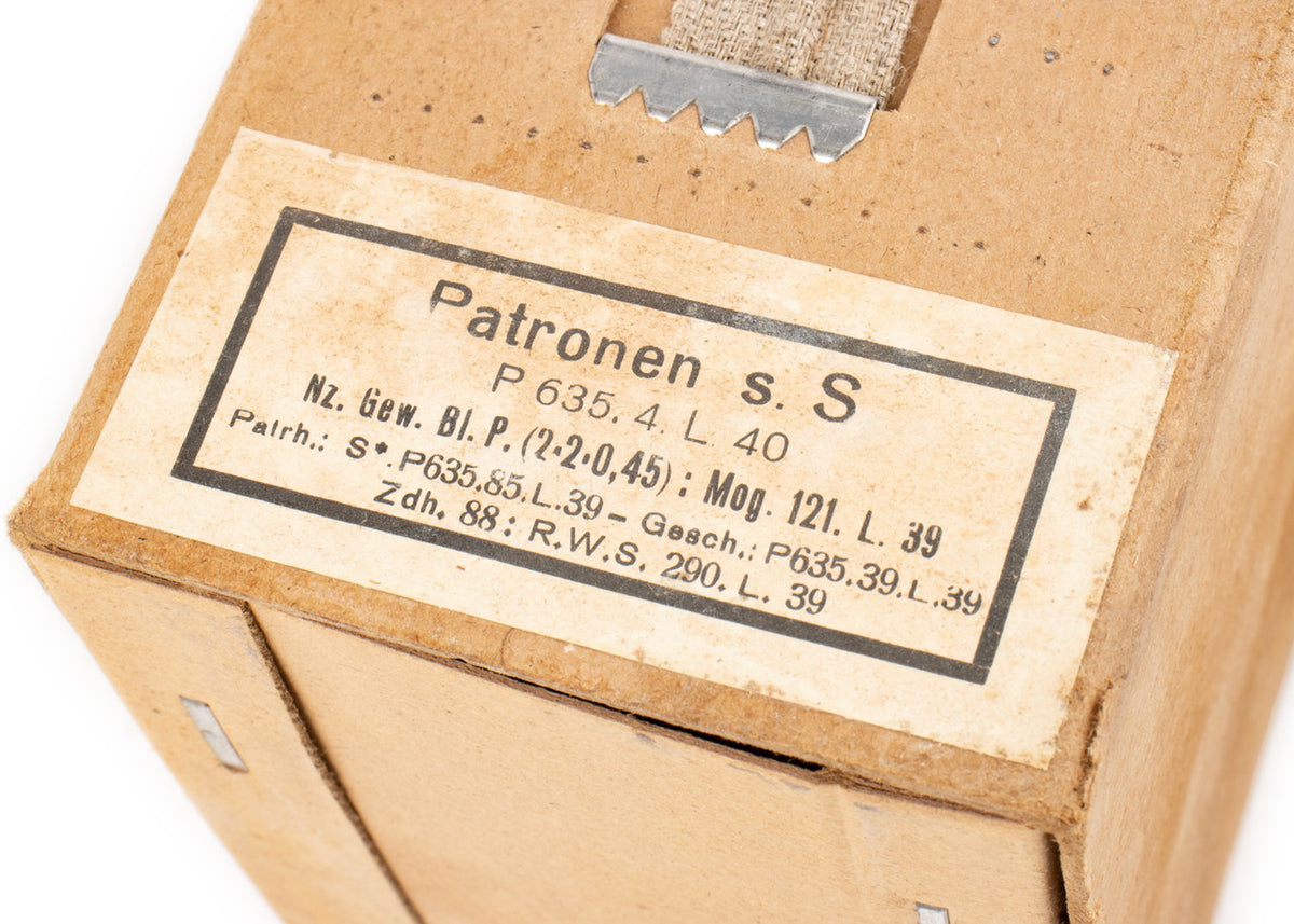 German WWII 8mm Mauser Lead Core / Brass Case (S.S. Patronen) - 300 Round Battle Pack
