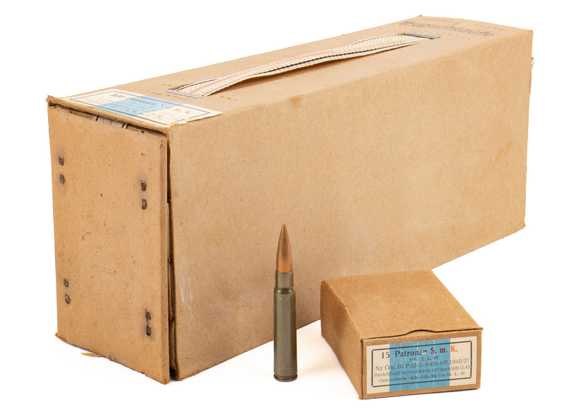 German WWII 8mm Mauser Steel Case / Steel Core FMJ - 300 Round Battle Pack