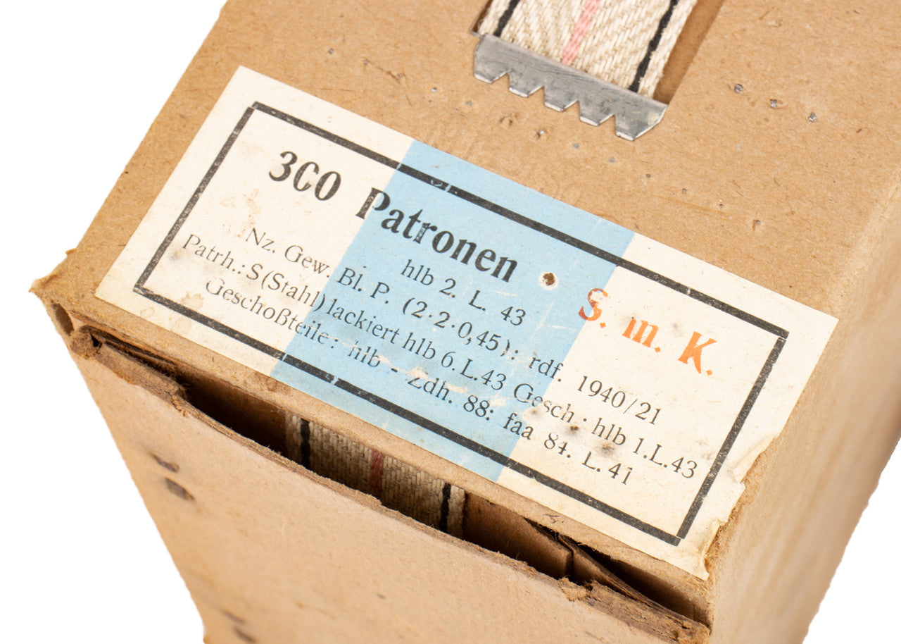 German 8mm S.m.K. Patronen Steel Core Lacquered Steel Case - 300rd