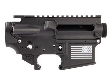 FosTecH Tech-15 Combo Stripped Lower and Upper Receiver Match Set (Black)