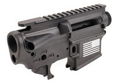 FosTecH Tech-15 Combo Stripped Lower and Upper Receiver Match Set (Black)