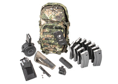 AR-15 Tactical Bundle / RWB Drum Mag / 10 Steel Mags / Assault Pack