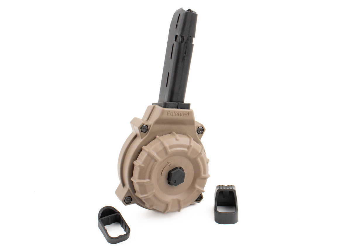 ProMag Glock 17/19 9mm 50rd Drum - Flat Dark Earth