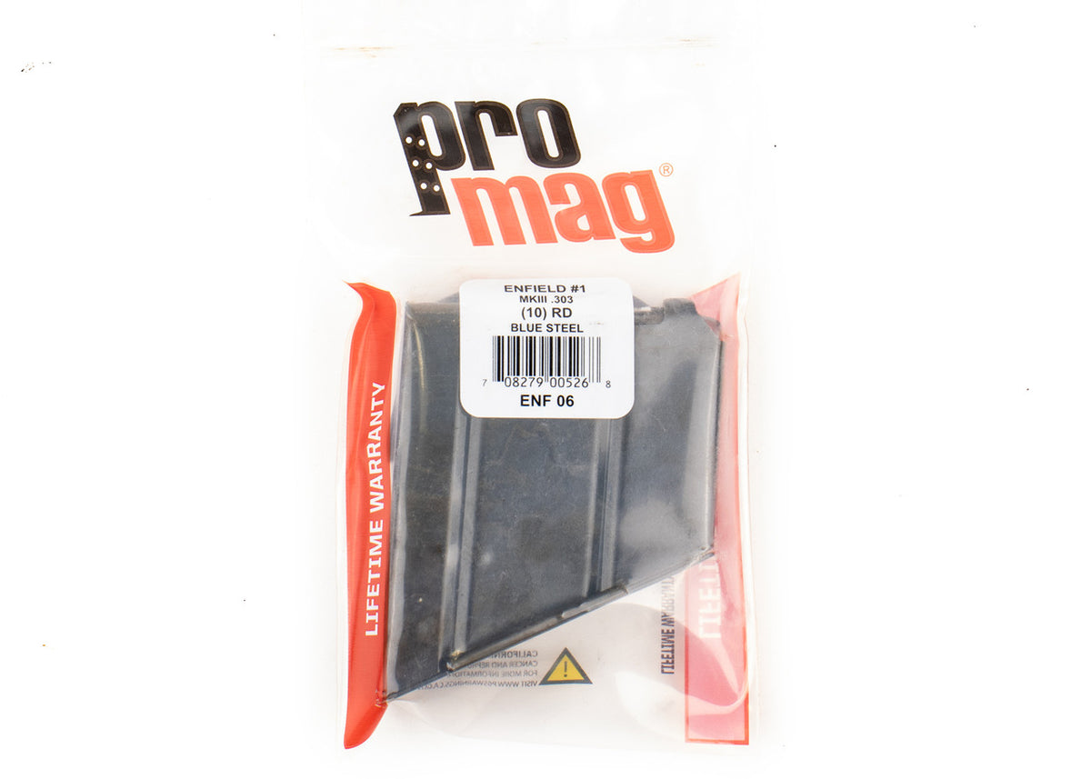 ProMag 303 British 10rd Enfield  #1-MK III (SMLE) Black Oxide Magazine