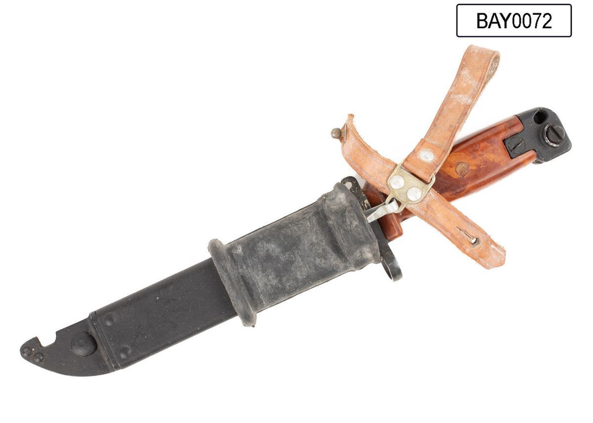Polish 6H4 AKM Type 2 Bayonet Non-Matching w/ Scabbard