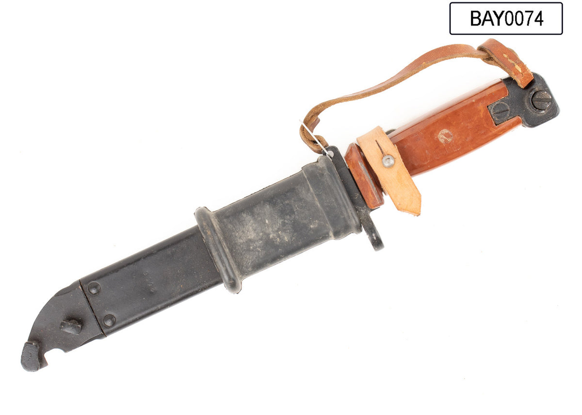 Polish 6H4 AKM Type 2 Bayonet Non-Matching w/ Scabbard