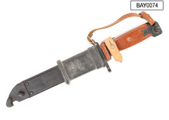 Polish 6H4 AKM Type 2 Bayonet Non-Matching w/ Scabbard