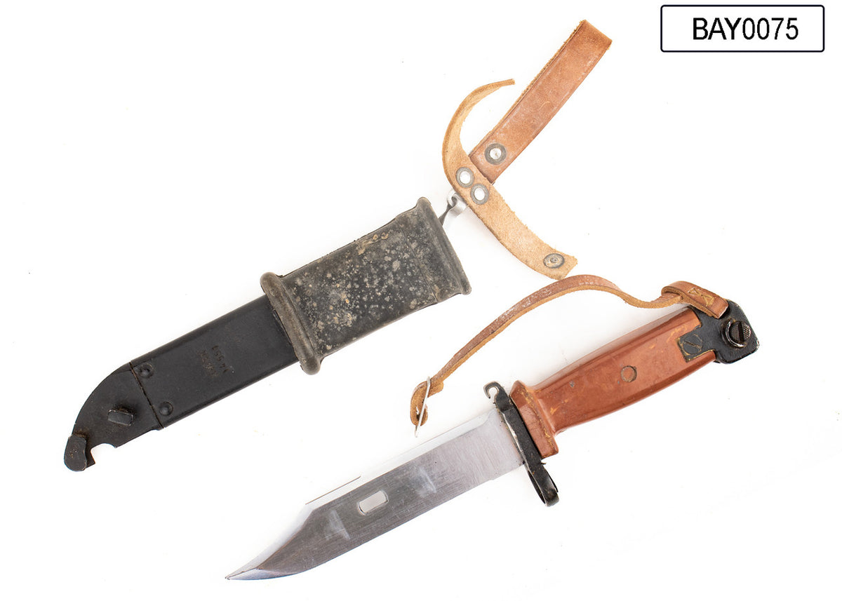 Polish 6H4 AKM Type 2 Bayonet Non-Matching w/ Scabbard