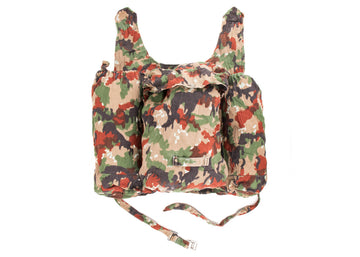 SWISS M70 CAMO RUCKSACK W/STRAPS - USED