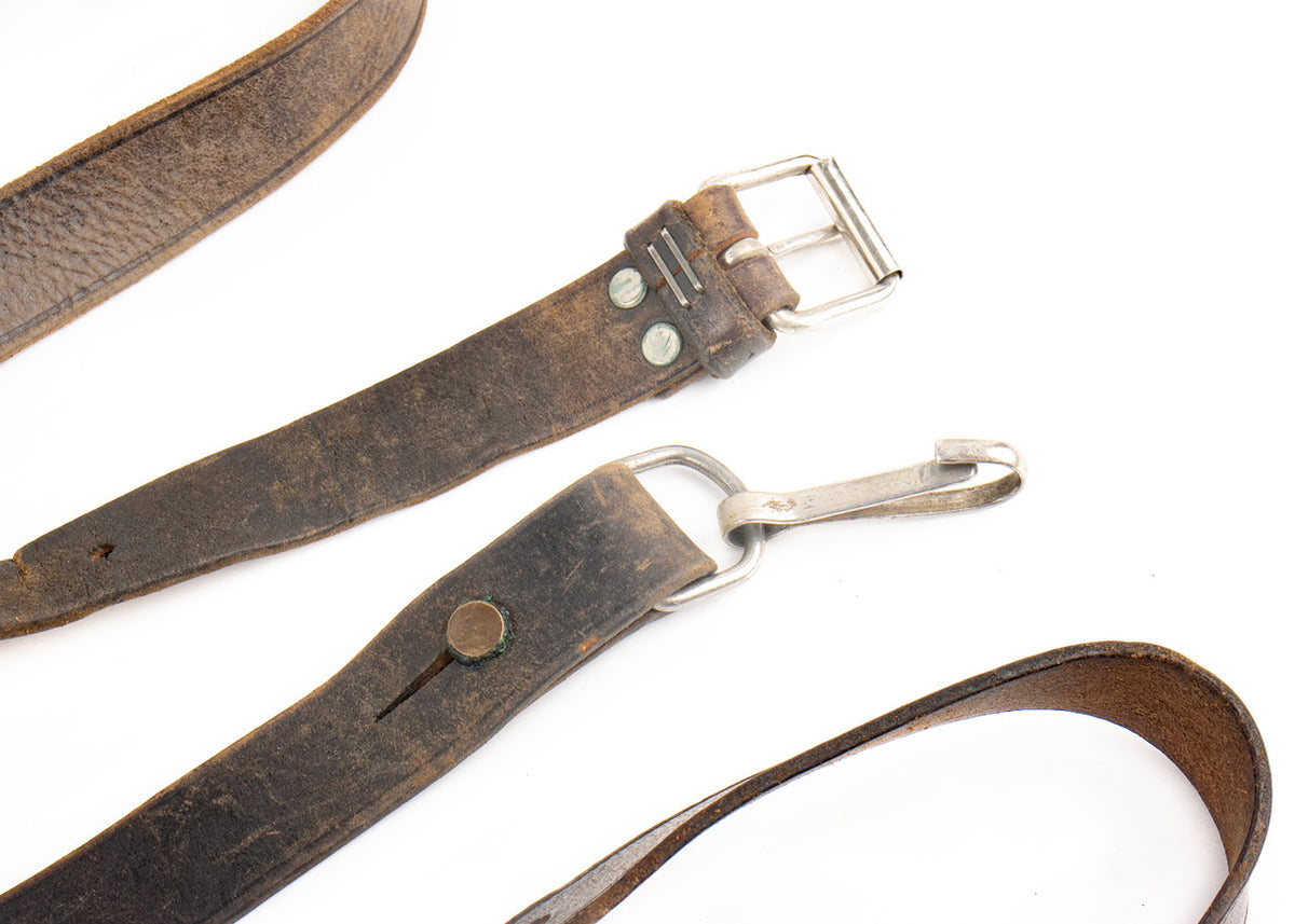 Spanish Star Z-70B Leather Sling with Steel Clip - Surplus