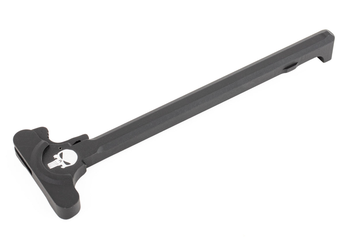 DoubleStar AR Charging Handle Lasered with Punisher Skull