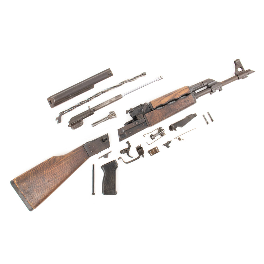 Iraqi Tabuk AK-47 7.62x39mm Parts Kit - NO Lion of Babylon Crest - Non-Matching Serial Numbers - Populated Barrel - Surplus - Engraving Files Included