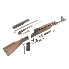 Iraqi Tabuk AK-47 7.62x39mm Parts Kit - NO Lion of Babylon Crest - Matching Serial Numbers (Faint) - Populated Barrel - Surplus - Engraving Files Included