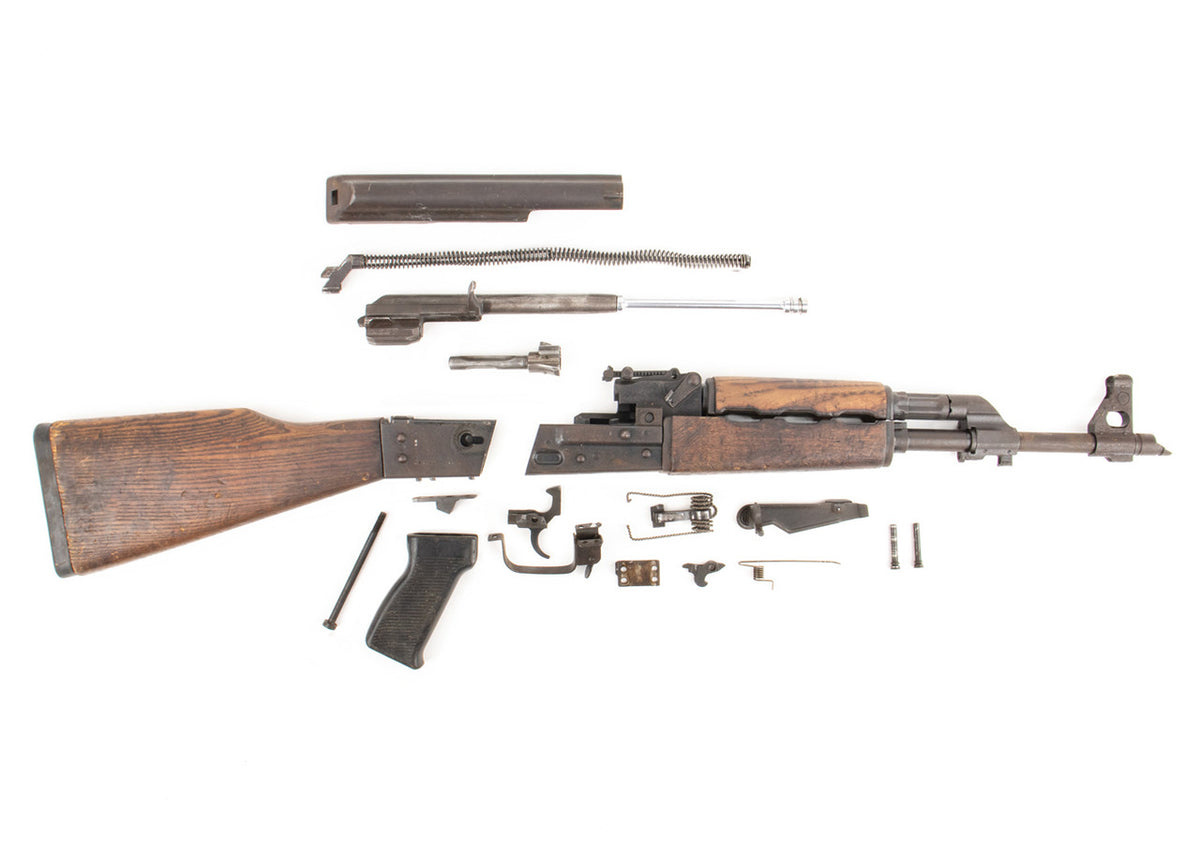 Iraqi Tabuk AK-47 7.62x39mm Parts Kit - NO Lion of Babylon Crest - Non-Matching Serial Numbers - Populated Barrel - Surplus