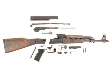 Iraqi Tabuk AK-47 7.62x39mm Parts Kit - NO Lion of Babylon Crest - Non-Matching Serial Numbers - Populated Barrel - Surplus