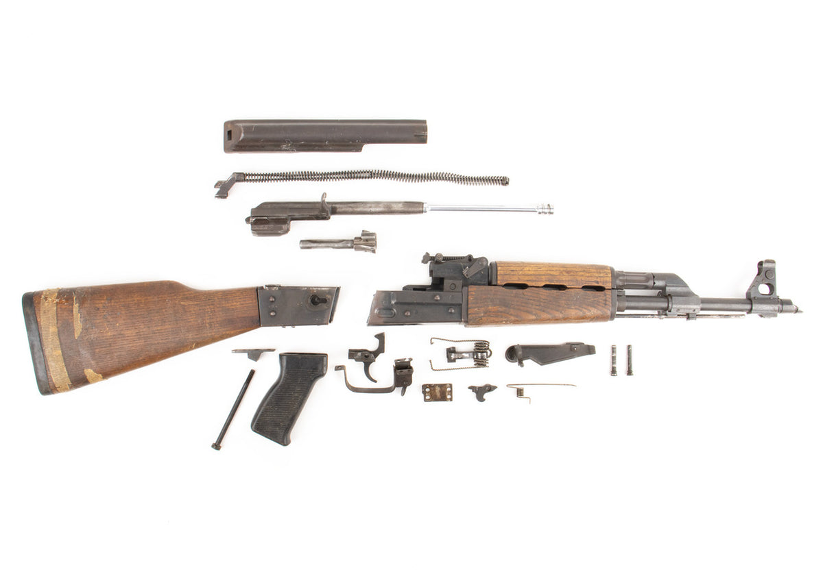 Iraqi Tabuk AK-47 7.62x39mm Parts Kit - Lion of Babylon Crest - Matching Serial Numbers - Populated Barrel - Surplus