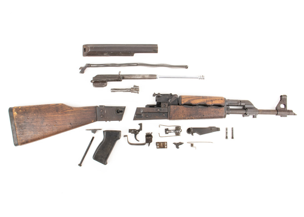 Iraqi Tabuk AK-47 7.62x39mm Parts Kit - NO Lion of Babylon Crest - Matching Serial Numbers (Faint) - Populated Barrel - Surplus