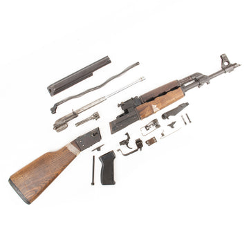 Iraqi Tabuk AK-47 7.62x39mm Parts Kit - Lion of Babylon Crest - Matching Serials (Faint) - Populated Barrel - Surplus