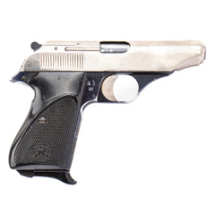 Bernardelli Model 60 (M60) .32 ACP 3.5" 8-Rd Semi-Auto Pistol - Nickel Plated - Good/Fair - C&R Eligible