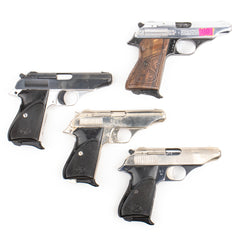 Bernardelli Model 60 (M60) .32 ACP 3.5" 8-Rd Semi-Auto Pistol - Nickel Plated - Good/Fair - C&R Eligible