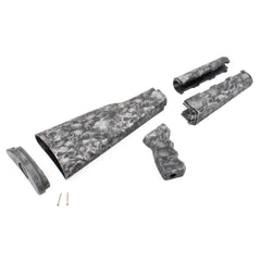 PAP M70 Stock Set Skulls w/Pistol Grip for Yugo Models - USA mfg Black nylon