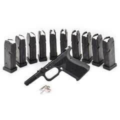 Combat Armory Stripped Pistol Frame For Gen 3 Glock 19/23/32 Parts Compatible w/ 10 15rd Mags