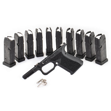 Combat Armory Stripped Pistol Frame For Gen 3 Glock 19/23/32 Parts Compatible w/ 10 15rd Mags