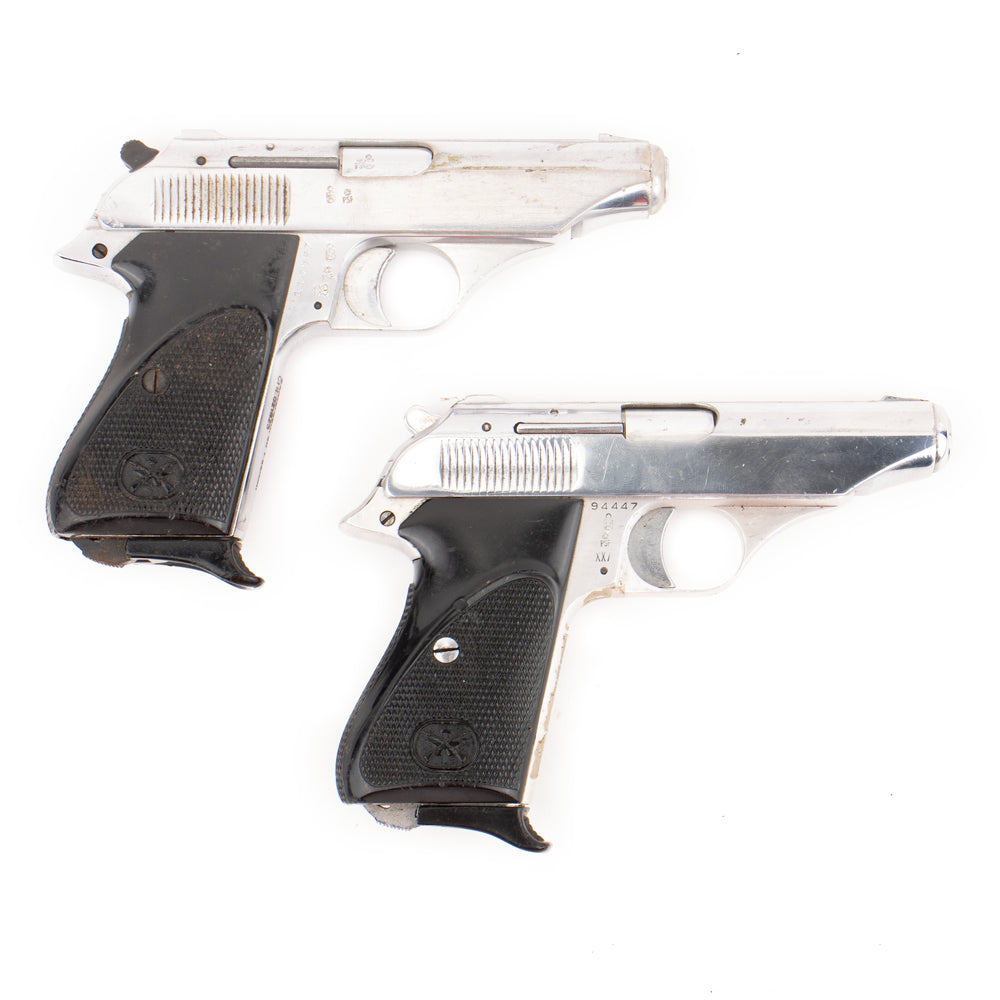 Bernardelli Model 60 (M60) .32 ACP 3.5" 8-Rd Semi-Auto Pistol - Nickel Plated - Good/Fair - C&R Eligible
