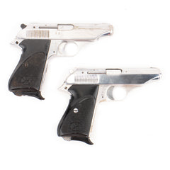 Bernardelli Model 60 (M60) .32 ACP 3.5" 8-Rd Semi-Auto Pistol - Nickel Plated - Good/Fair - C&R Eligible