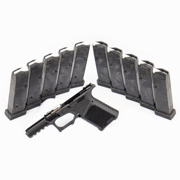 SCT Manufacturing SCT 19 Compact Stripped Polymer Frame with Locking Block - Black