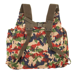 SWISS M70 CAMO RUCKSACK W/STRAPS - USED