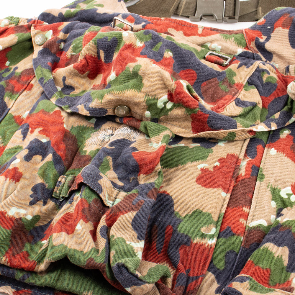 SWISS M70 CAMO RUCKSACK W/STRAPS - USED