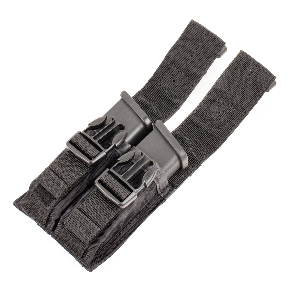 Glock 23 .40 S&W 13-Rd Factory Magazines, 2-Pack - Universal 2-Cell Pistol Mag Pouch - Used