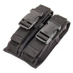 Glock 23 .40 S&W 13-Rd Factory Magazines, 2-Pack - Universal 2-Cell Pistol Mag Pouch - Used