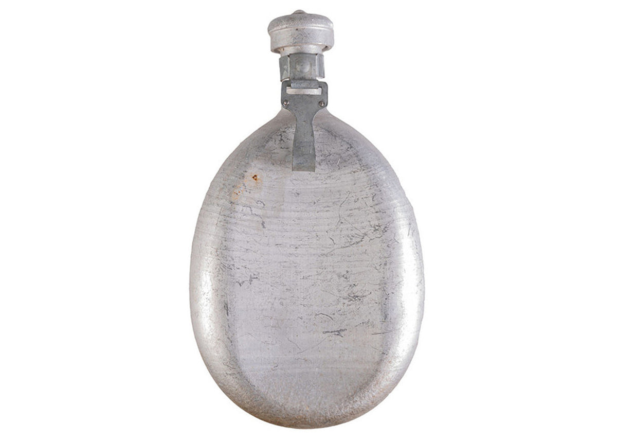 Bulgarian Aluminum One Liter Canteen - Used