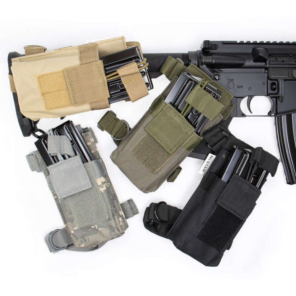 Single Mag Pouch With Stock Adapter and 1 AR-15 30rd Mag (MAG0301)