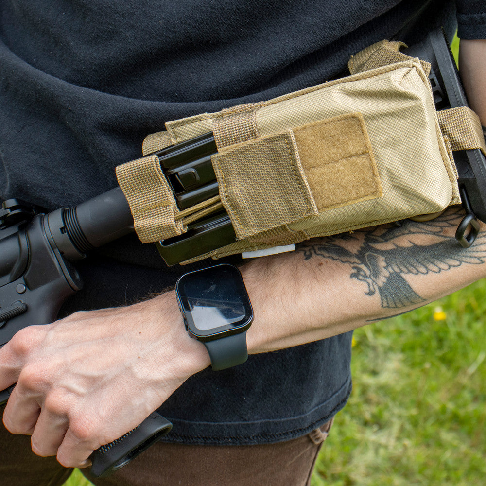 Single Mag Pouch With Stock Adapter and 1 AR-15 30rd Mag (MAG0301)