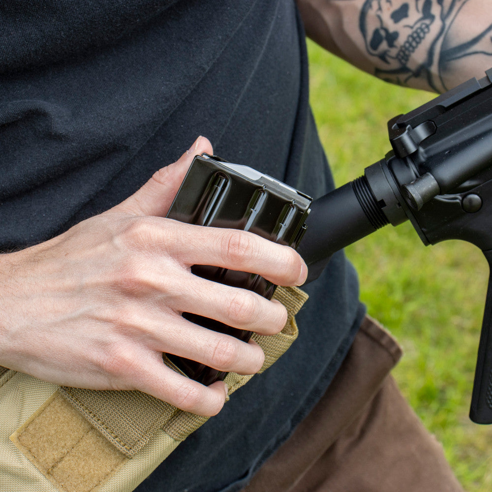 Single Mag Pouch With Stock Adapter and 1 AR-15 30rd Mag (MAG0301)