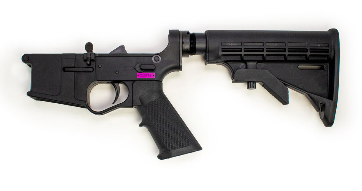 ET Arms PlumCrazy Gen II Complete Lower Receiver w/ M4 Buttstock  w/10 - 30rd Mags